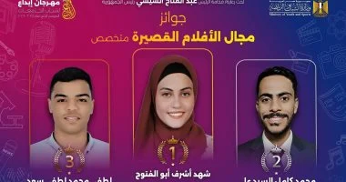 جامعة بني سويف تحصد المركز الثالث بمهرجان إبداع 14 للأفلام القصيرة