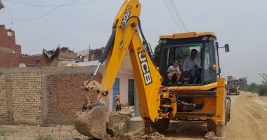 حملات نظافة وإزالة إشغالات بمركزي يوسف الصديق وطامية في الفيوم