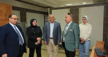 رئيس جامعة كفر الشيخ يتفقد مركز تأهيل المصابين بكلية العلاج الطبيعي