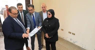 رئيس جامعة كفر الشيخ يتفقد مركز رعاية ذوي الهمم بالجامعة