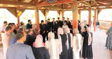رئيس جامعة كفر الشيخ يتفقد مشروع بوابة الطاقة النظيفة بالجامعة