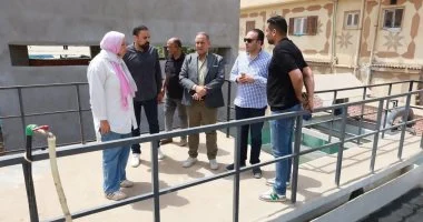 رئيس مياه الغربية يتفقد تطوير محطة القيصرية وربط بلقينا بشبكة المياه بالمحلة