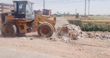 رفع 58 طن مخلفات من قرى مركز أبنوب بأسيوط