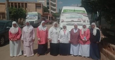 صحة بني سويف تقدم 1974 خدمة طبية بقرية براوة في إهناسيا