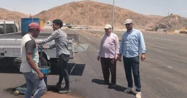 طرق جنوب سيناء تستلم مشروعات الخطة الاستثمارية بمدينة طابا