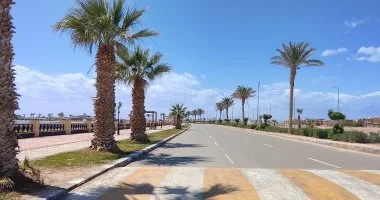 طقس حار ورياح مثيرة للرمال في جنوب سيناء اليوم