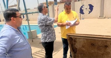 غلق 3 حمامات سباحة مخالفة بقرار من شباب ورياضة القليوبية