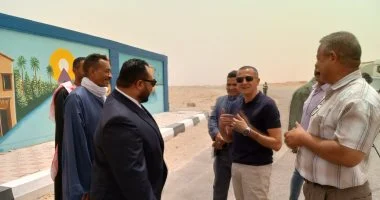 محافظ أسوان يفتتح أعمال تطوير بوابة مدخل مدينة إدفو
