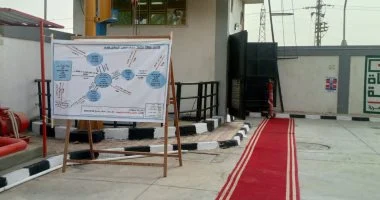 محافظ أسوان يفتتح محطة معالجة الصرف الصحي بمركز إدفو
