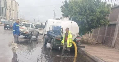 محافظ الإسكندرية يوجه برفع درجة الاستعداد لمواجهة تقلبات الطقس والأمطار
