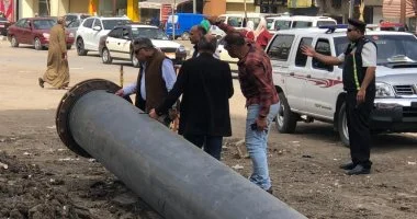 محافظ الدقهلية يتفقد أعمال تأهيل خط طرد صرف صحي شرق المنصورة