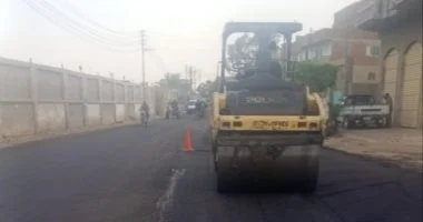 محافظ الشرقية يتابع نسب تنفيذ رصف وتطوير طريق الزنكلون بالزقازيق