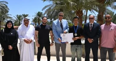 محافظ جنوب سيناء يكرم أبطال الفنون القتالية في نويبع