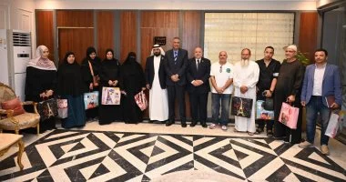 محافظ جنوب سيناء يودع حجاج بيت الله الحرام قبل سفرهم لأداء الفريضة