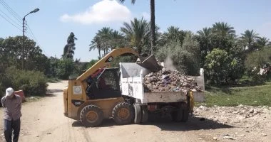 محليات الإسماعيلية ترفع 12 ألف طن مخلفات وتصين شبكات الإنارة