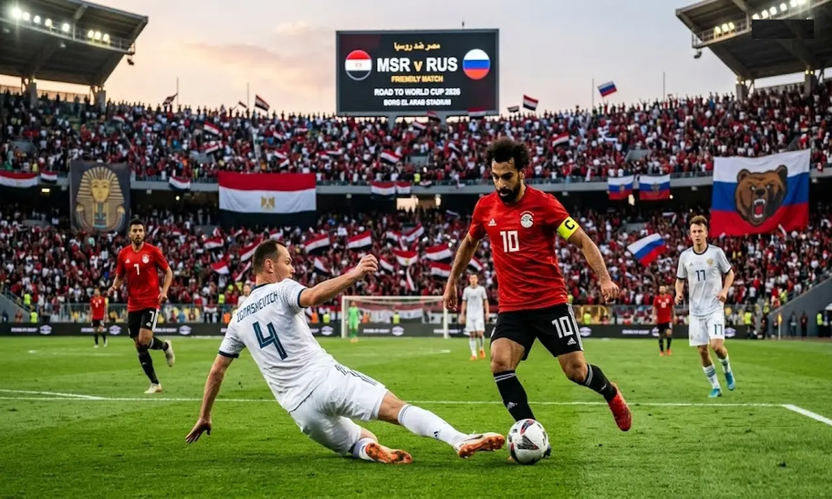 القنوات الناقلة .. موعد مباراة مصر وروسيا الودية استعدادا لكأس العالم 2026