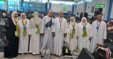 وصول أول أفواج حجاج الجمعيات الأهلية بالقليوبية إلى الأراضي المقدسة